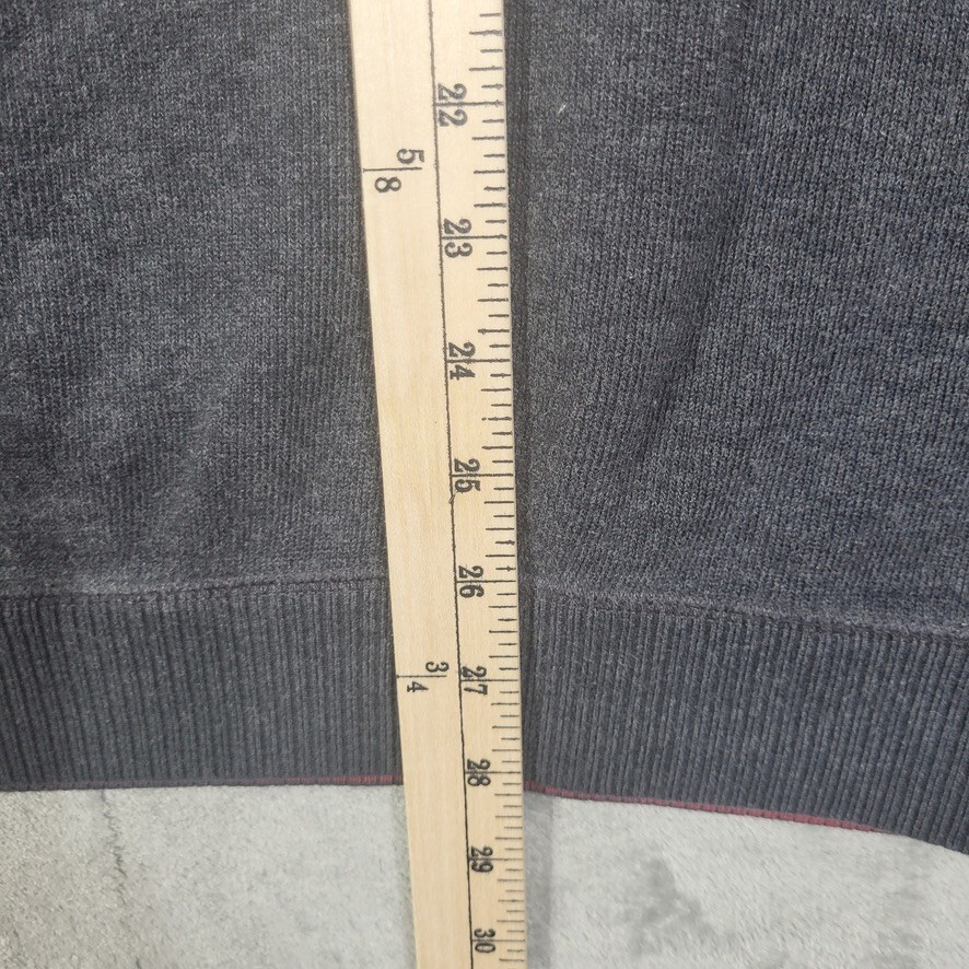 Pendleton Sweater Mens Large 1/4 Zip Pullover Gra… - image 10