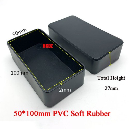 Square PVC Rubber Chair Ferrules Anti-Scratch Floor Protector Table Feet Leg Cap - Picture 12 of 30