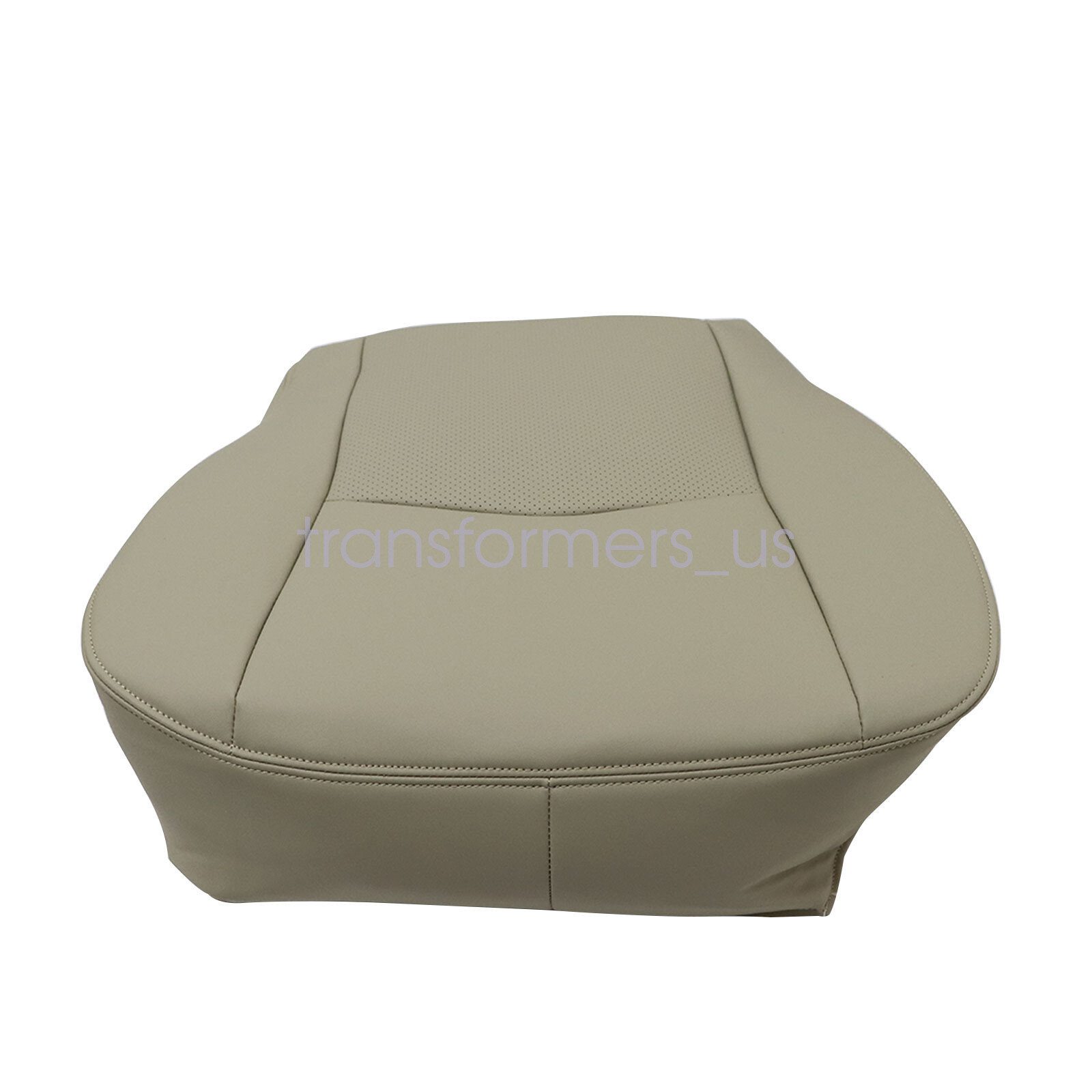 For 2004-2009 Cadillac SRX Driver Bottom Perforated Leather Seat Cover Light Tan