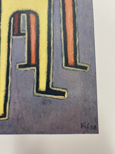 PAUL KLEE "Revolution of the Viaducts "Vintage Print - Picture 4 of 6