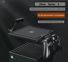 For Xbox series X host heat dissipation dust cover earphone placement rack