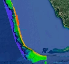 StrikeLines 3D Florida Canyons Navico Simrad, Lowrance, B&G, Mercury Vessel View