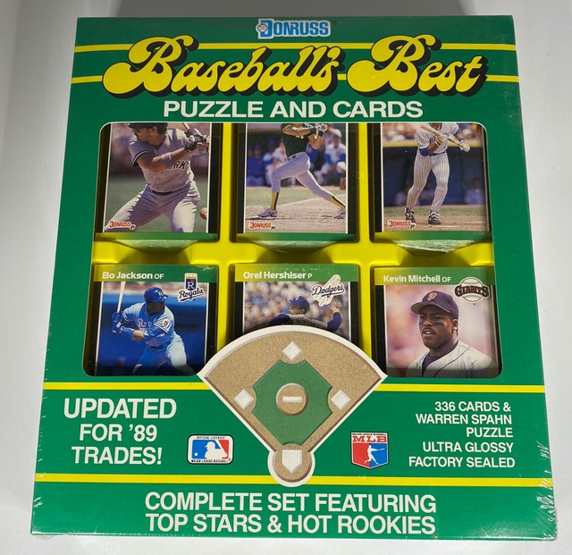 1989 Donruss Baseball s Best Puzzle And Cards Factory Msc4 For Sale 