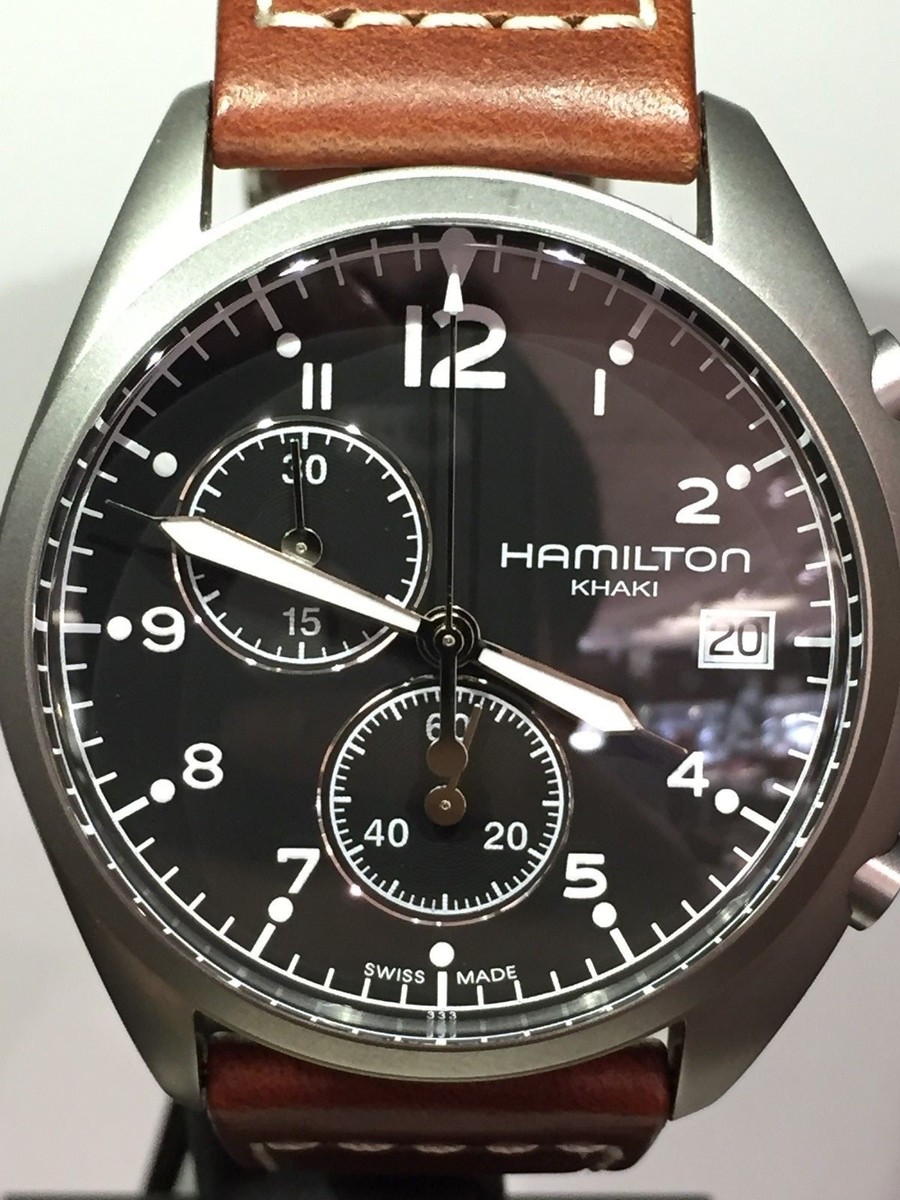 NEW Authentic HAMILTON KHAKI PILOT PIONEER H765520 41MM STRAP S/S