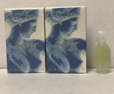 Vicky Tiel ETHERE Mini 2 x 0.17oz EDP Splash Sample Size Read Listing 2 Pcs. NIB