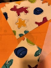  Slow-Stitch Kit. linen, antique items. cute child design squares