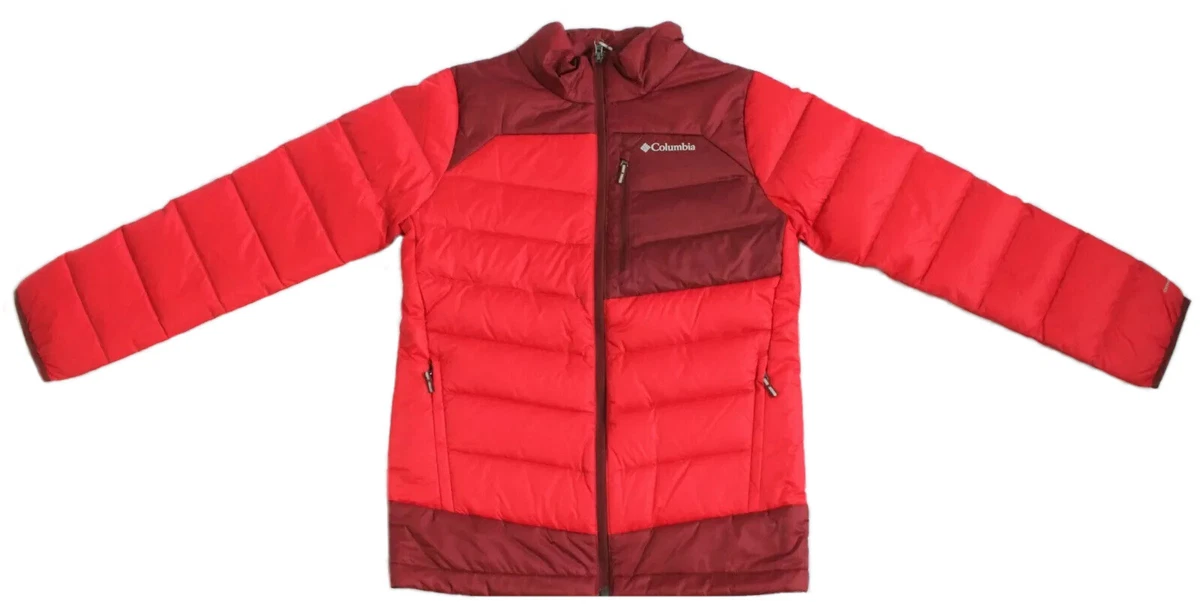 Boys red top down jacket