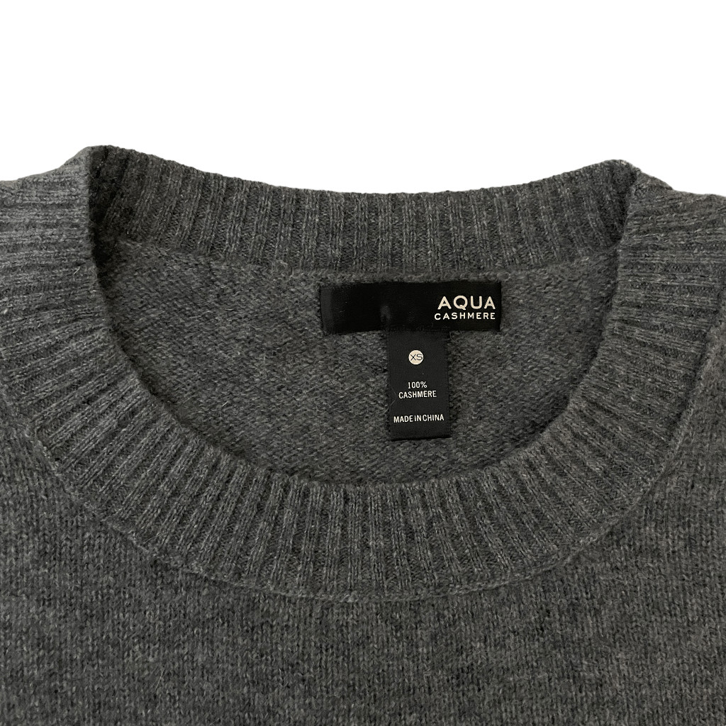 Aqua 100% Cashmere Luxury basic pullover sweater … - image 3