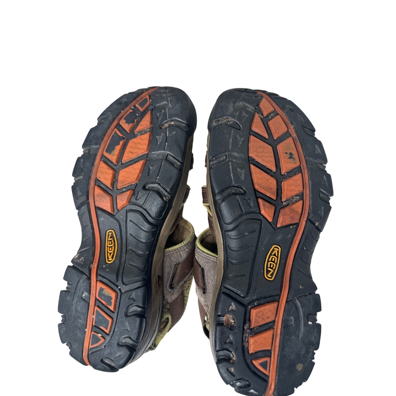 Sandali scarpe slip on impermeabili KEEN Antiodore Marroni Arancio Taglia 8