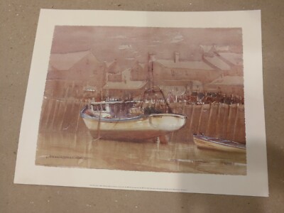 John Orlando Fishing Boat Cornwall Kunstdruck 50x65