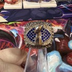 Customizable 2021 Fantasy Football Champion Blue Color Description Trophy Style — photo 2