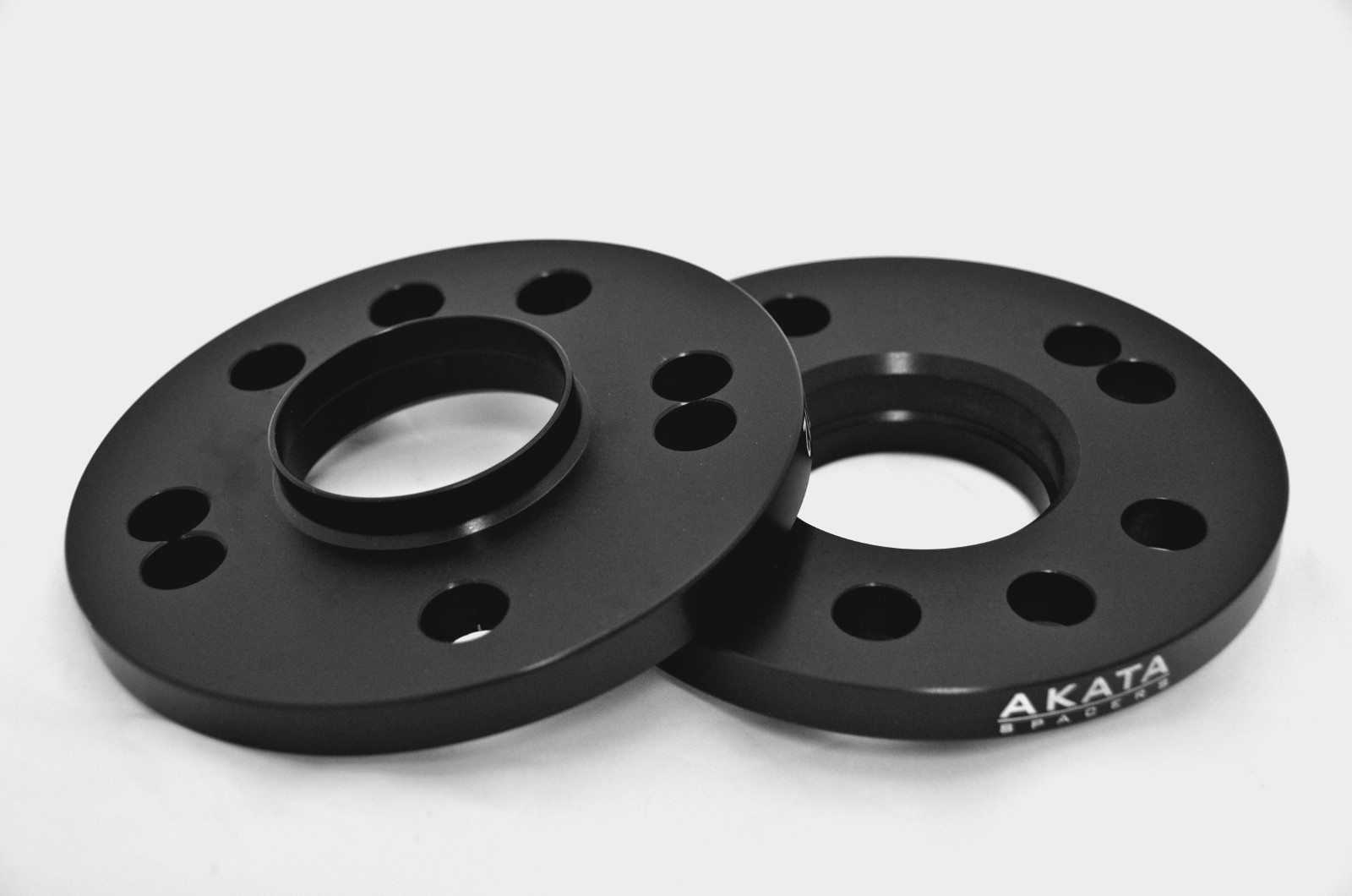 20MM HUB CENTRIC SPACERS FOR FERRARI VEHICLES 5X114.3+ CB 67.1 BLACK ANODIZED