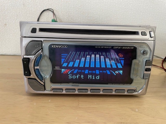 KENWOOD DPX-5021M 2DIN CD MD DSP Tested Car Stereo Audio