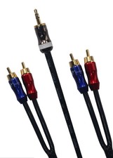 KK-A3.5to4 HiFi Cable - 3.5mm Male to 4-Male RCA Audio Adapter, Stereo Audio ...