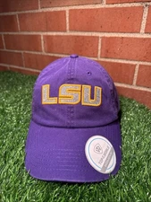 NWT  Women’s Top of the World Glitter LSU Tigers Purple Hat Adjustable Strap
