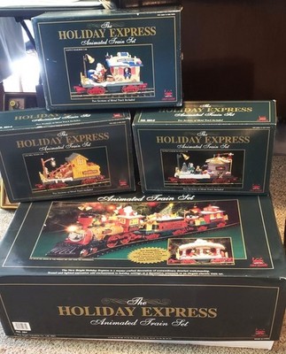 Holiday Express Train Set No. 384 PLUS 3 ADDT'L CARS! Pristine Condition