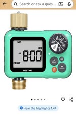 Minuterie à eau automatique Restmo. Neuf dans sa boîte. Idéal pour Vaca ou Lazy Summers 15€ !