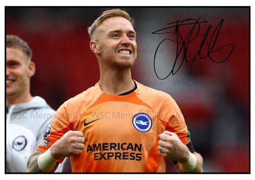 11110. Jason Steele Signed Pictures (A4 Prints) Brighton Blackburn M'Boro etc.