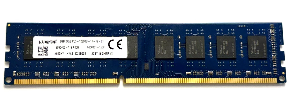 Hynix PC3-12800 (DDR3-1600) 8 GB DIMM Computer Memory (RAM) for