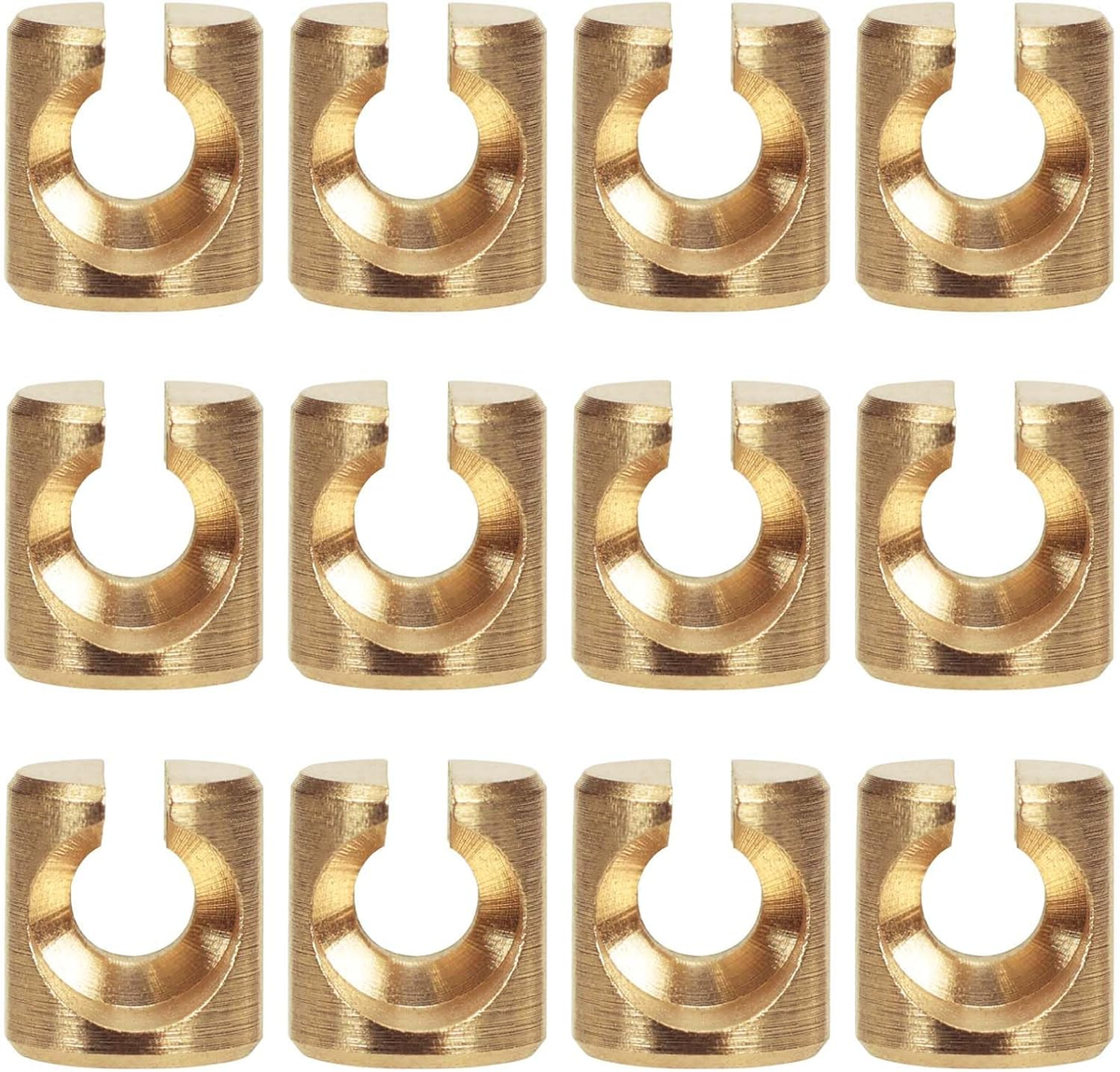 12PCS Throttle Idle Cable Ferrules for Harley 82-17 Carb End Nut
