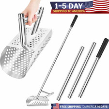 Long Handle Sand Scoop with Shovel for Metal Detecting, Metal Detector at Beach