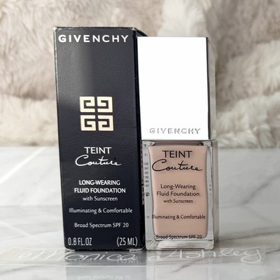 Givenchy Teint Couture Long Wear SPF 20 Fluid Foundation No. 2 Elegant Shell NIB