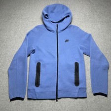 Nike Tech Fleece Full Zip Hoodie Mens Small Blue FB7921-450 Sportswear Jacket