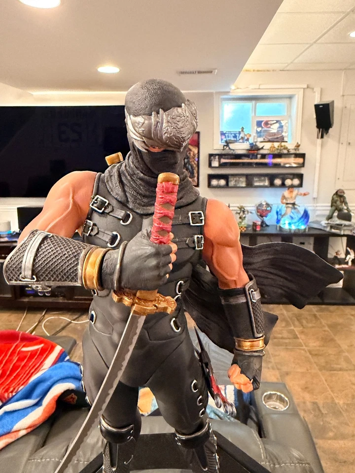 Figura Estatua Ninja Gaiden Ryu Hayabusa 13" Nueva 2004 Kotobukiya PVC Amricons Foto 2 de 4