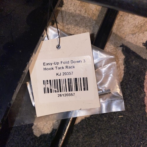 Horse Tack Rack Easy-Up Portable Fold Down 3 Hook NEW - Picture 8 of 8