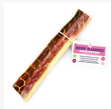 ??NEW! JR Pet Products. Beef Rasher.100% Beef Collagen & Gullet.??