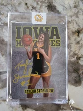 Taylor Stremlow Custom Signed AUTOGRAPHED card Iowa Hawkeyes