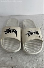 Nike x Stussy Benassi White Slide Sandal Unisex Adults 11