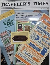 TRAVELER'S Notebook Travelers 2026 Diary Customization 5 Set With Bonus Tag