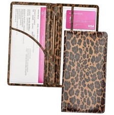 Leopard Car Registration and Insurance Holder, Car Big Size darkleopard