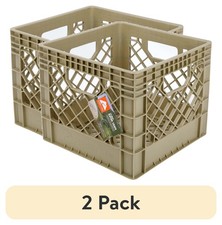  2 pack Ozark Trail Kayak Gear Storage Crate, Durable Plastic, 13 i x 13 x 11in