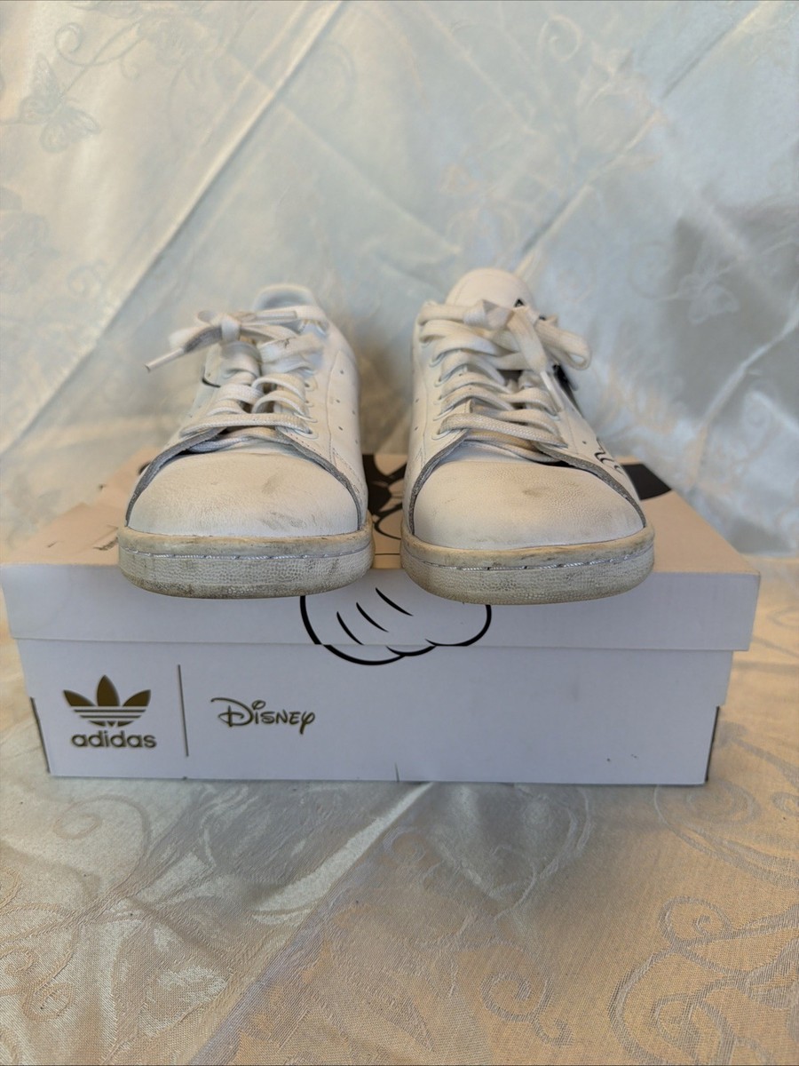 Size 10 - Disney x adidas Stan Smith Black & White Mickey Mouse