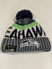 Seattle Seahawks Beanie Hat Cap NFL On Field Sport Knit New Era Adult New NWT