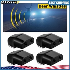4 Deer Whistles Sonic Wildlife Warning Device Animal Alert Car Safety Accessory