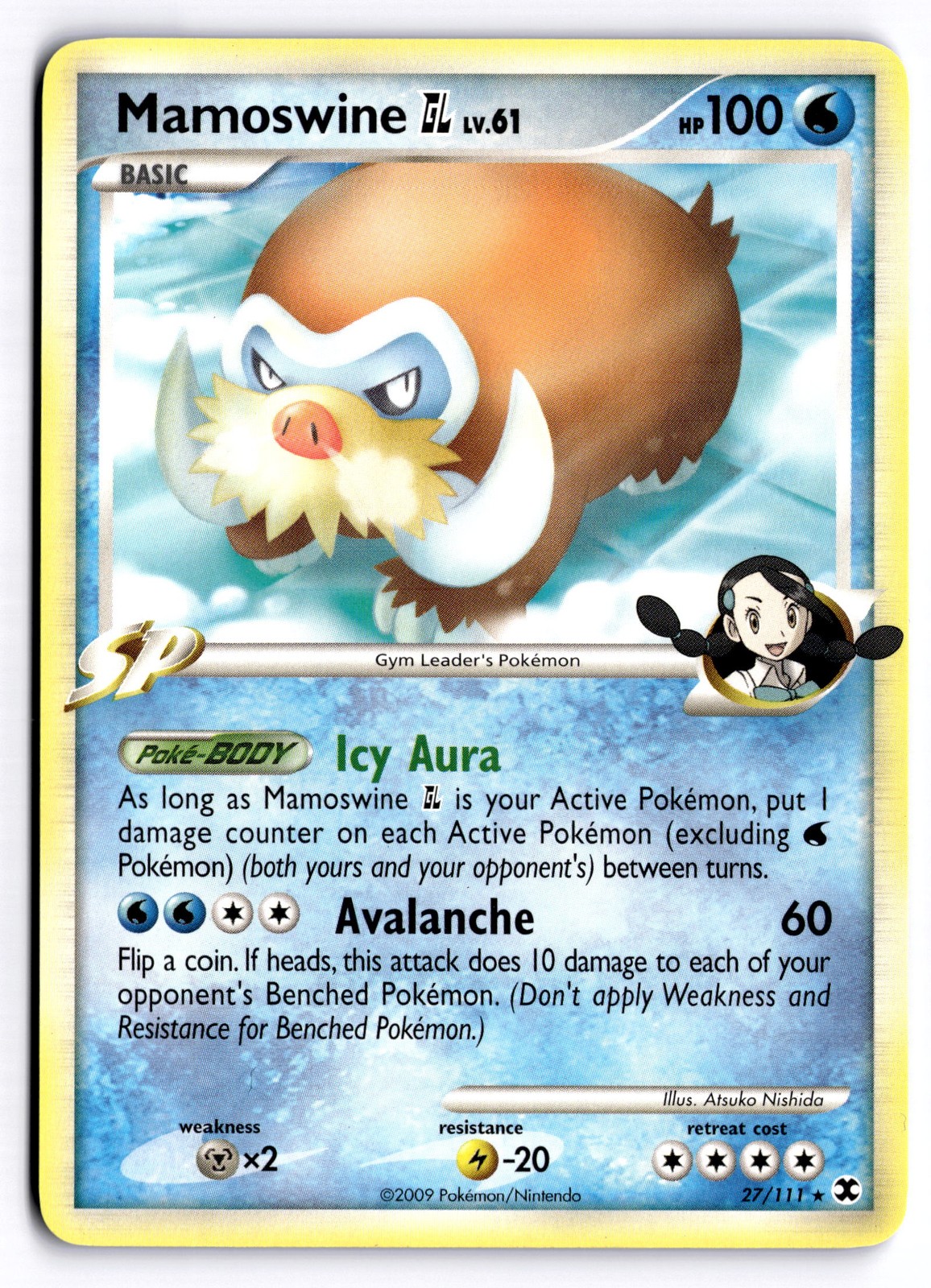 Mamoswine GL Rare Rising Rivals 27/111 NM