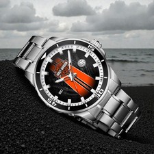 Orologio Harley-Davidson® Industrial Bar & Shield Metal Square Clock