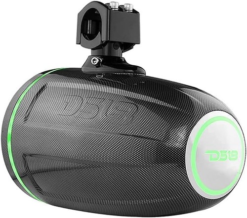 Altavoces Torre Marina DS18 CF-X8TP 8" 375W Max RGB LED IP65 UV Audio Coche (Par) - Imagen 8 de 9