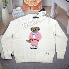 AUCTION Polo Ralph Lauren Polo Bear Crewneck Women s Cotton Size S