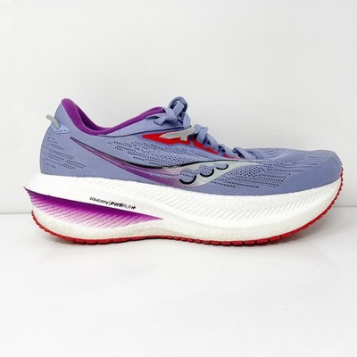 Saucony Womens Triumph 21 S10881-91 Purple Running Shoes Sneakers Size 8