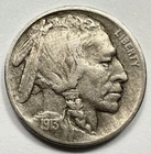 1913-D Type 2 Buffalo Nickel 5c Denver Five Cent US Coin - BETTER DATE
