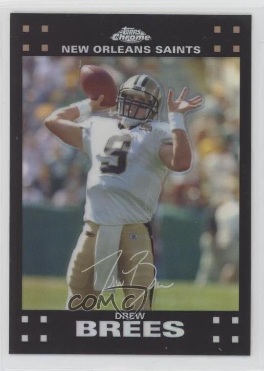 2007 Topps Chrome Refractor Drew Brees #TC116 2r6