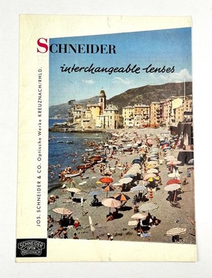 Schneider Lenses FOR Exakta Edixa Exa Praktica Pentacon PAMPHLET / BROCHURE