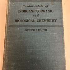 Fundamental Of Inorganic, Organic And Biologi...