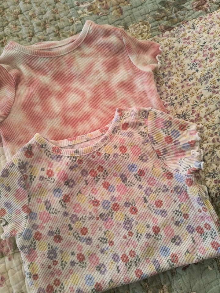 Garanimals цельный наряд бохо для девочек 18 месяцев цветочный галстук-краситель деревенский для девочки - Изображение 3 из 4