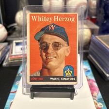 Whitey Herzog 1958 Topps Baseball #438
