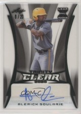 2020 Leaf Trinity Clear Auto Green 8/20 Alerick Soularie #CA-AS3 Auto 0c3e